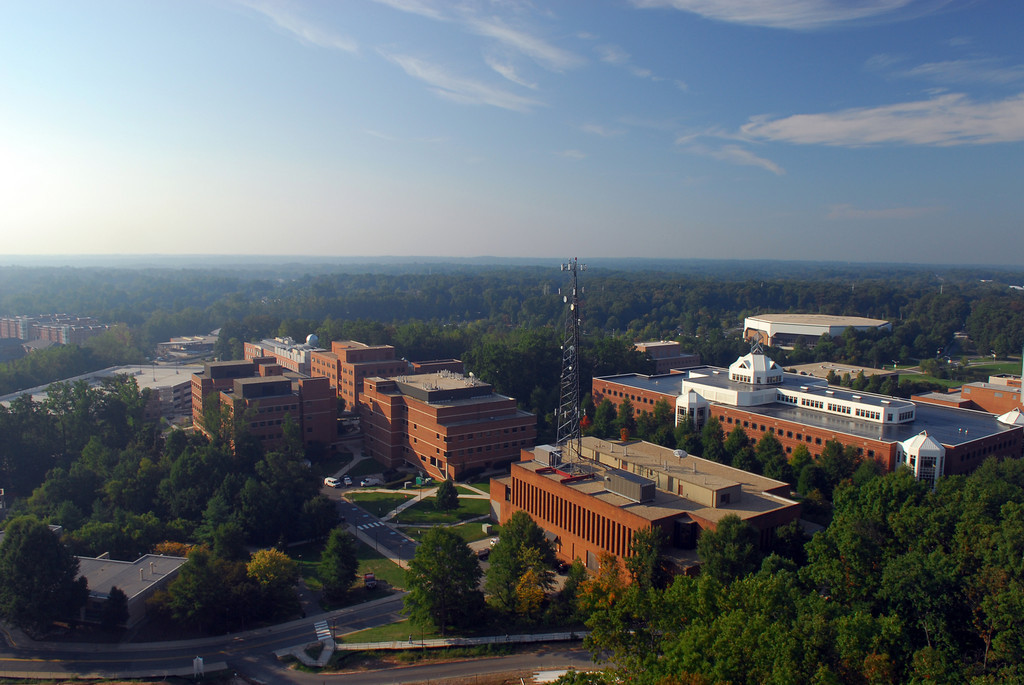 George Mason University, Fairfax campus, aerial photograph, 2007